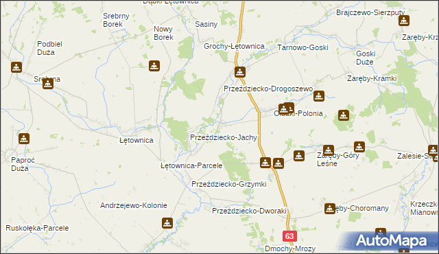 mapa Przeździecko-Lenarty, Przeździecko-Lenarty na mapie Targeo