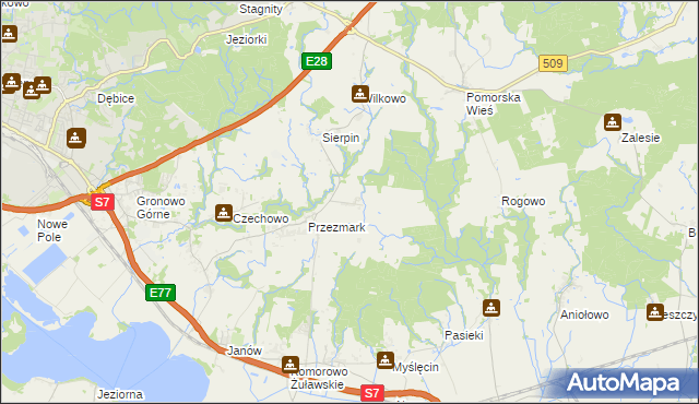 mapa Przezmark-Osiedle, Przezmark-Osiedle na mapie Targeo