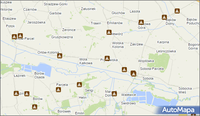 mapa Przezwiska, Przezwiska na mapie Targeo