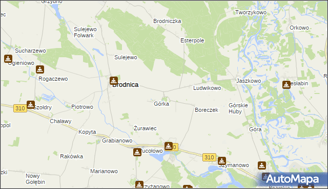 mapa Przylepki, Przylepki na mapie Targeo