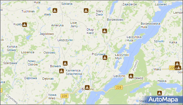 mapa Przyrowie, Przyrowie na mapie Targeo