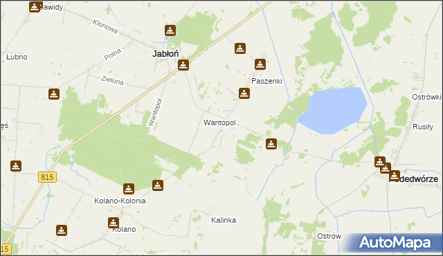 mapa Puchowa Góra, Puchowa Góra na mapie Targeo