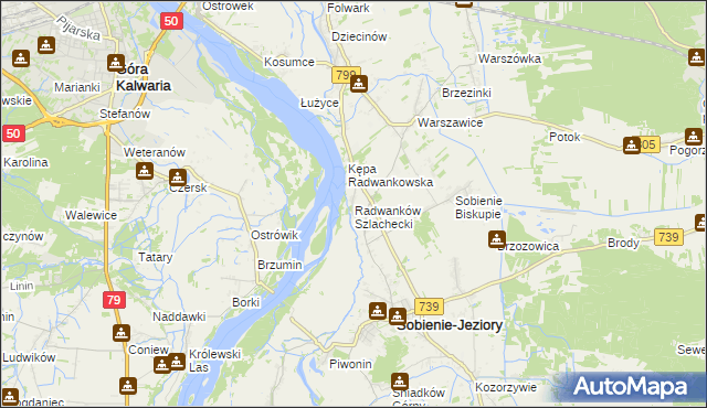 mapa Radwanków Szlachecki, Radwanków Szlachecki na mapie Targeo