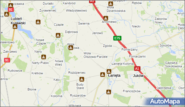 mapa Rajmundów, Rajmundów na mapie Targeo