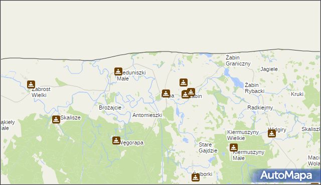 mapa Rapa, Rapa na mapie Targeo