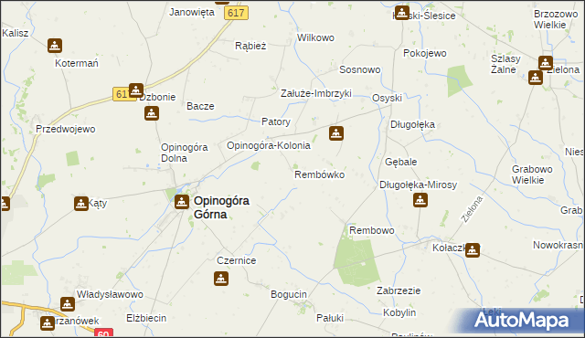 mapa Rembówko, Rembówko na mapie Targeo