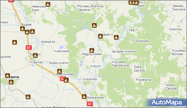 mapa Retka, Retka na mapie Targeo