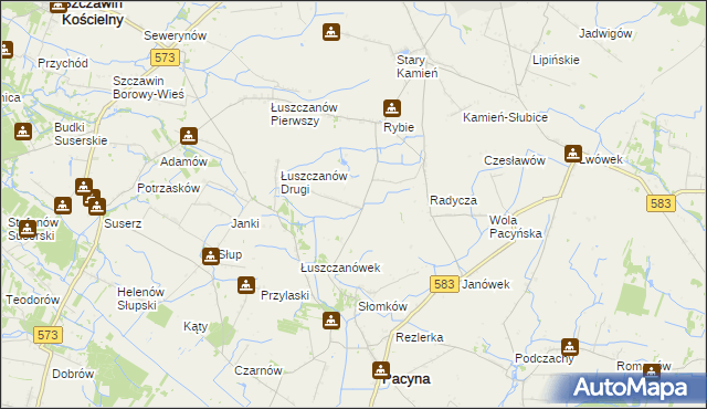 mapa Robertów, Robertów na mapie Targeo