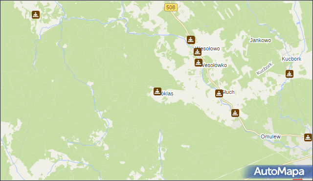 mapa Róklas, Róklas na mapie Targeo