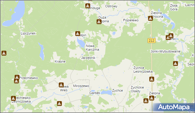 mapa Rowista, Rowista na mapie Targeo