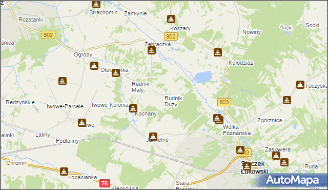 mapa Rudnik Duży, Rudnik Duży na mapie Targeo