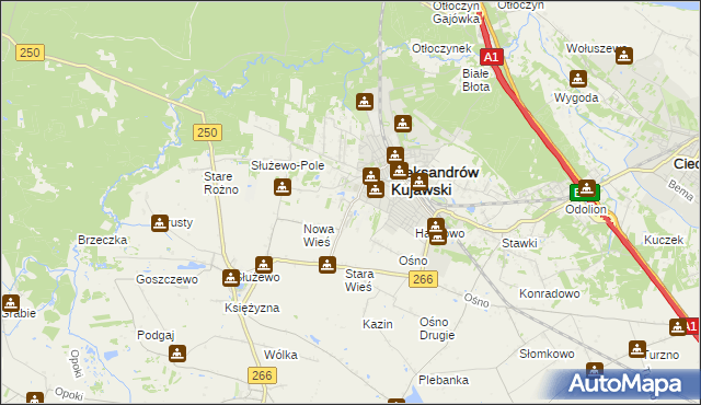 mapa Rudunki gmina Aleksandrów Kujawski, Rudunki gmina Aleksandrów Kujawski na mapie Targeo