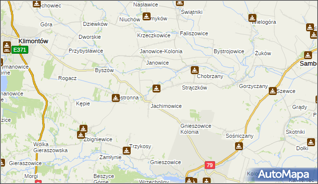 mapa Ryłowice, Ryłowice na mapie Targeo