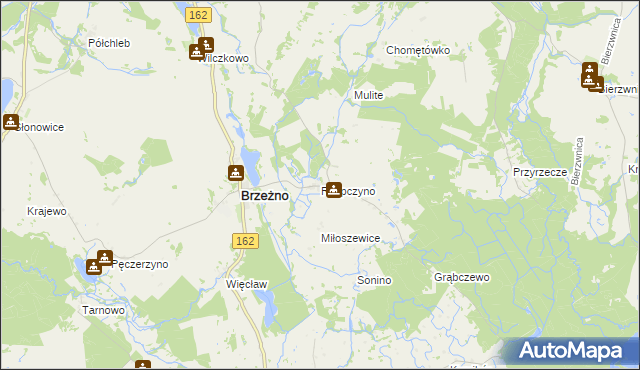 mapa Rzepczyno, Rzepczyno na mapie Targeo