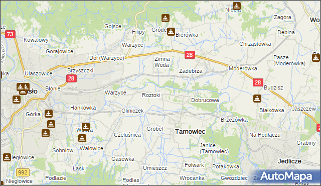 mapa Sądkowa, Sądkowa na mapie Targeo