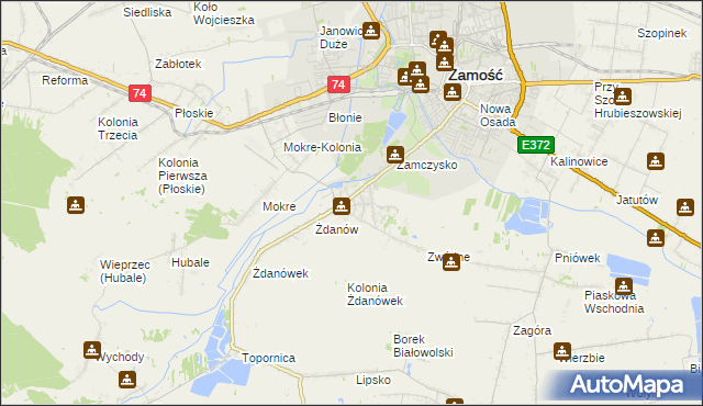 mapa Skokówka, Skokówka na mapie Targeo