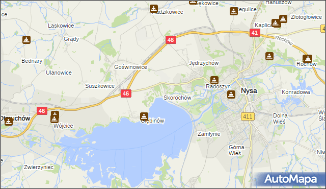 mapa Skorochów, Skorochów na mapie Targeo