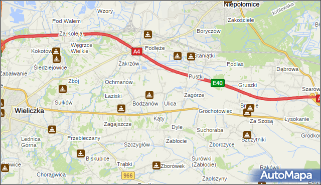 mapa Słomiróg, Słomiróg na mapie Targeo