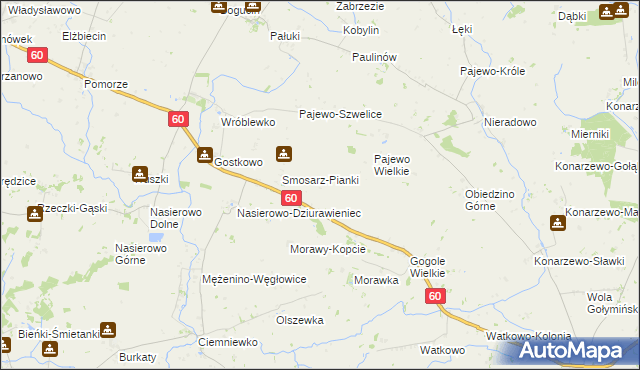 mapa Smosarz-Dobki, Smosarz-Dobki na mapie Targeo