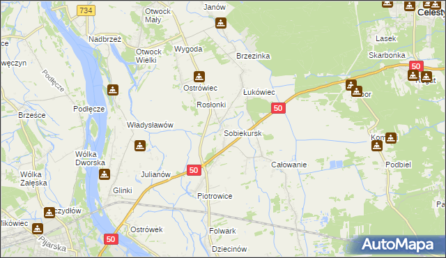 mapa Sobiekursk, Sobiekursk na mapie Targeo