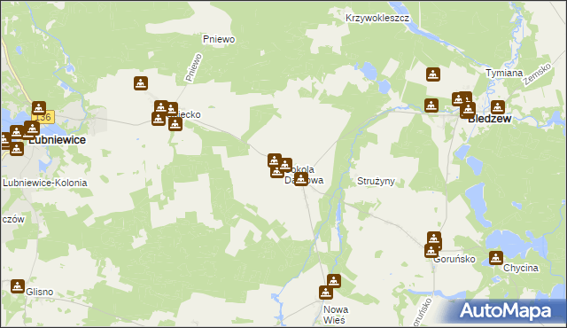 mapa Sokola Dąbrowa, Sokola Dąbrowa na mapie Targeo