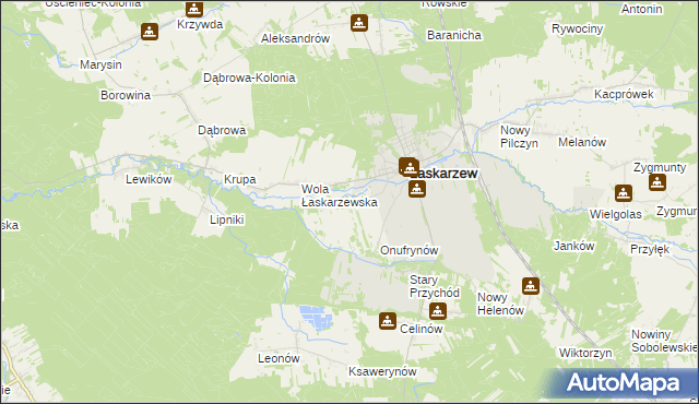 mapa Sośninka, Sośninka na mapie Targeo