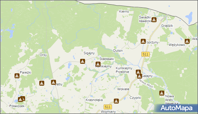 mapa Stabławki, Stabławki na mapie Targeo