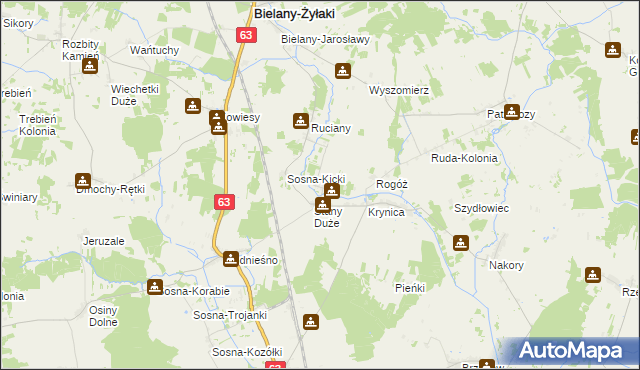 mapa Stany Małe, Stany Małe na mapie Targeo