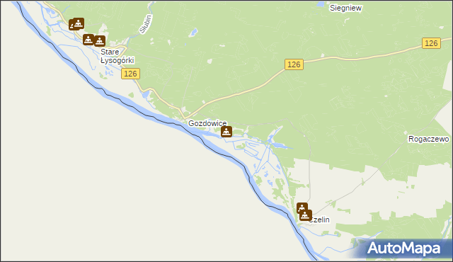 mapa Stary Błeszyn, Stary Błeszyn na mapie Targeo