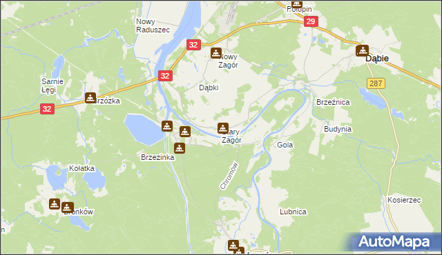 mapa Stary Zagór, Stary Zagór na mapie Targeo