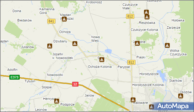 mapa Staw gmina Chełm, Staw gmina Chełm na mapie Targeo