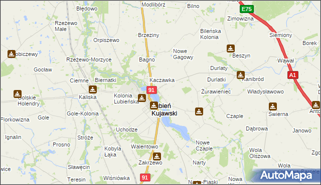 mapa Stępka, Stępka na mapie Targeo