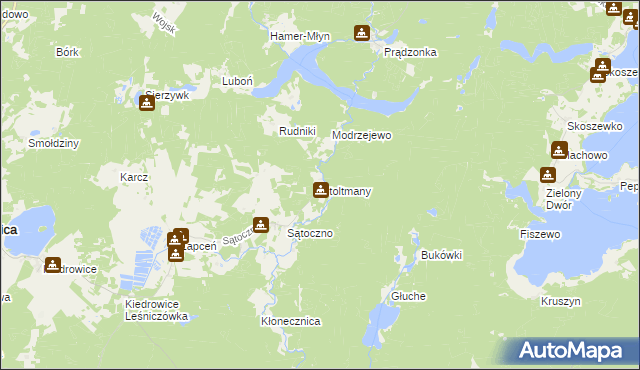 mapa Stoltmany, Stoltmany na mapie Targeo