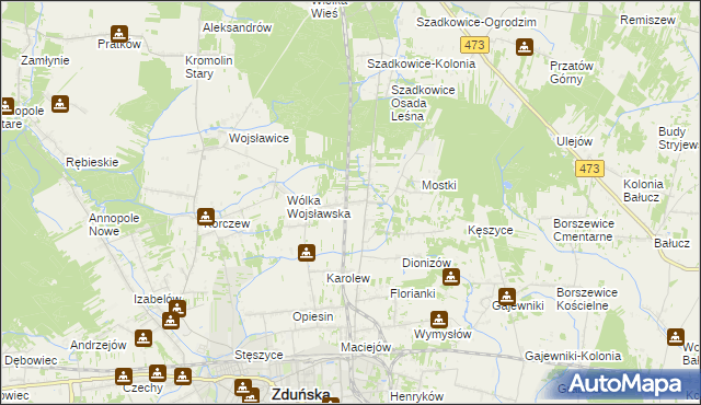 mapa Suchoczasy, Suchoczasy na mapie Targeo