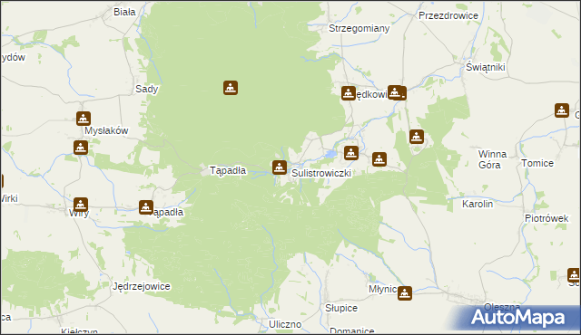 mapa Sulistrowiczki, Sulistrowiczki na mapie Targeo