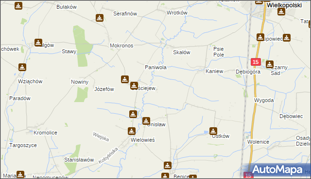 mapa Suśnia, Suśnia na mapie Targeo