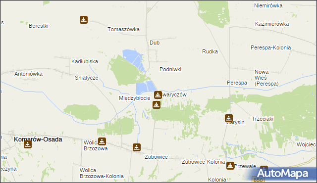 mapa Swaryczów, Swaryczów na mapie Targeo