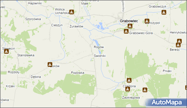 mapa Świdniki, Świdniki na mapie Targeo