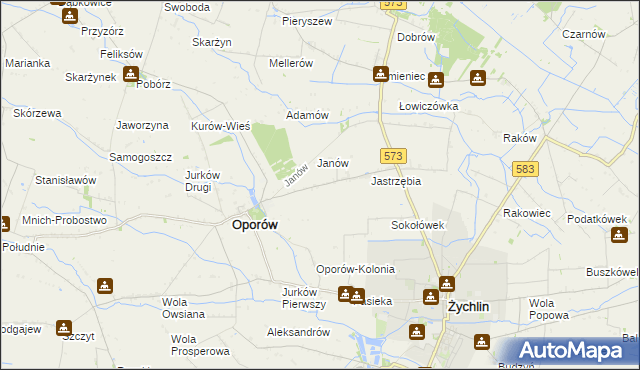 mapa Świechów, Świechów na mapie Targeo