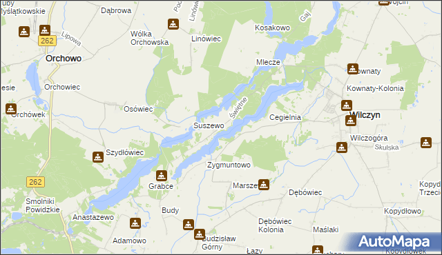 mapa Świętne, Świętne na mapie Targeo