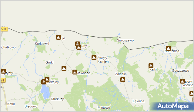 mapa Święty Kamień, Święty Kamień na mapie Targeo