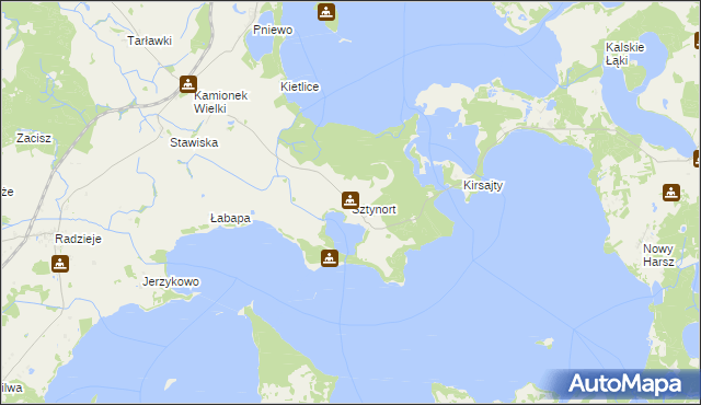 mapa Sztynort, Sztynort na mapie Targeo