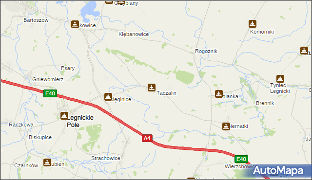 mapa Taczalin, Taczalin na mapie Targeo