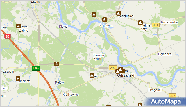 mapa Tarnów Bycki, Tarnów Bycki na mapie Targeo