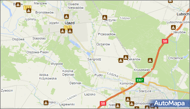 mapa Tobiasze, Tobiasze na mapie Targeo