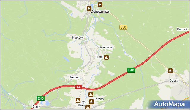mapa Tomisław, Tomisław na mapie Targeo