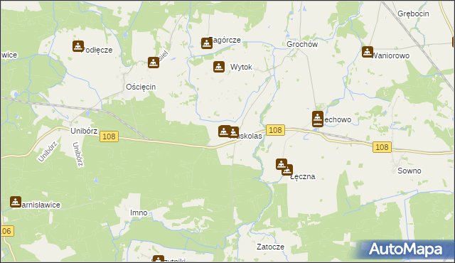 mapa Truskolas, Truskolas na mapie Targeo