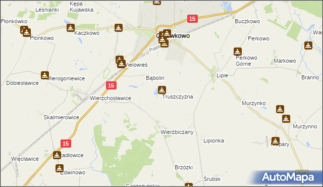 mapa Truszczyzna, Truszczyzna na mapie Targeo