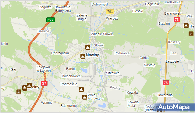 mapa Trzcianki Osada, Trzcianki Osada na mapie Targeo