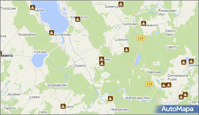 mapa Tyłowo, Tyłowo na mapie Targeo